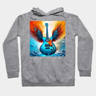 Winged Guitar Hoodie